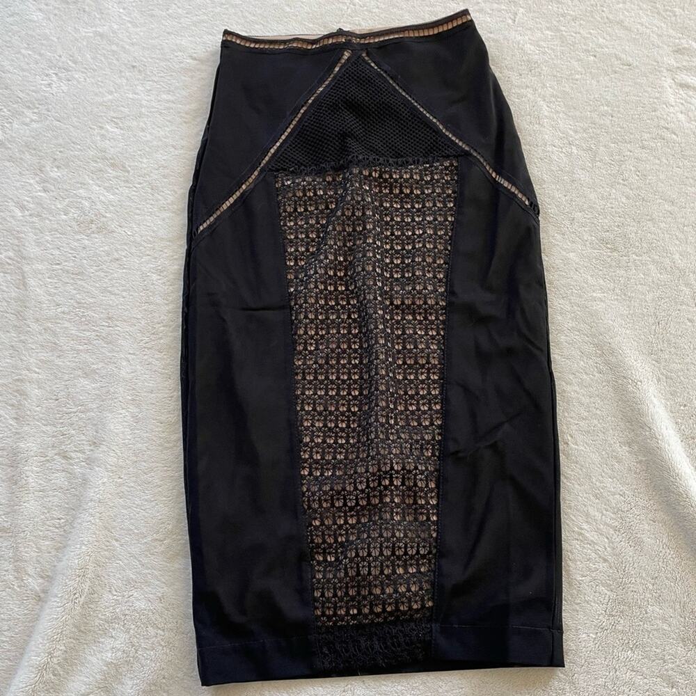 BikBok Black Bodycon Pencil Skirt